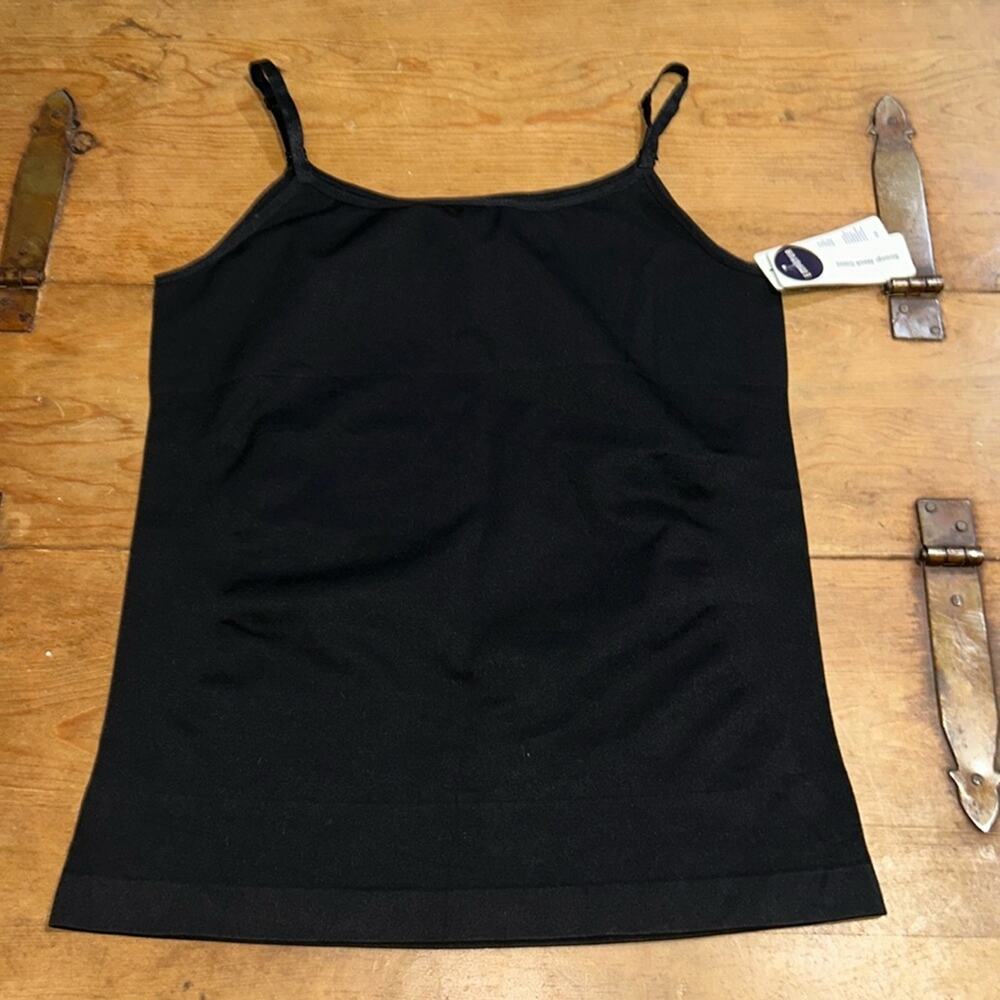 Woman’s Empetua Shaper Scoop Neck Cami Black Size 4XL